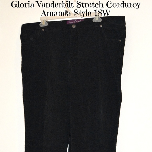gloria vanderbilt amanda corduroy jeans